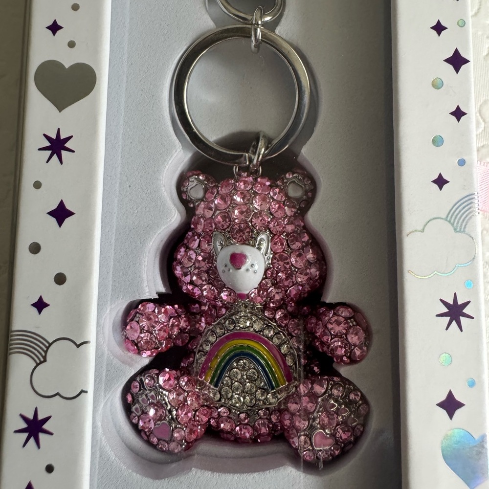 Care Bears Cheer Bling Keychain - Picture 5 of 5